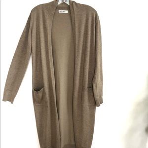 OVERSIZED GRACE KARIN TAN SWEATER